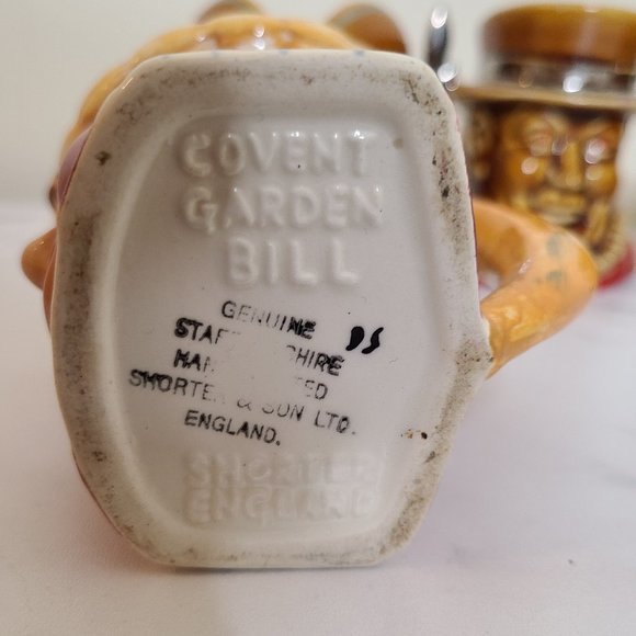 Antique English Collectible Pottery - 4 Mugs - Picture 15 of 16